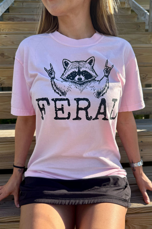 Huntx Feral Coon Comfort Color Short Sleeve Tee