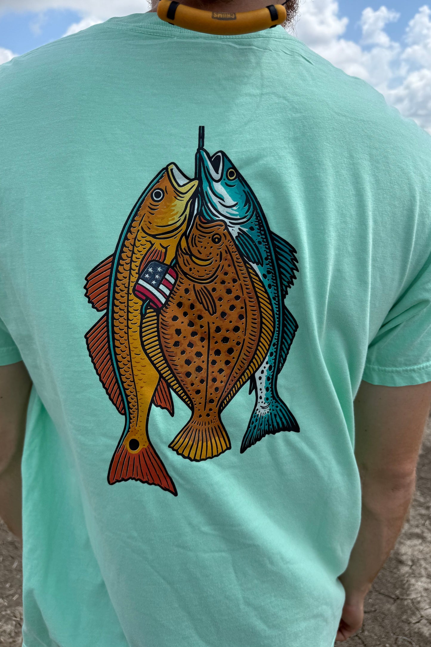 HuntX Saltwater Slam Comfort Color Short Sleeve Tee