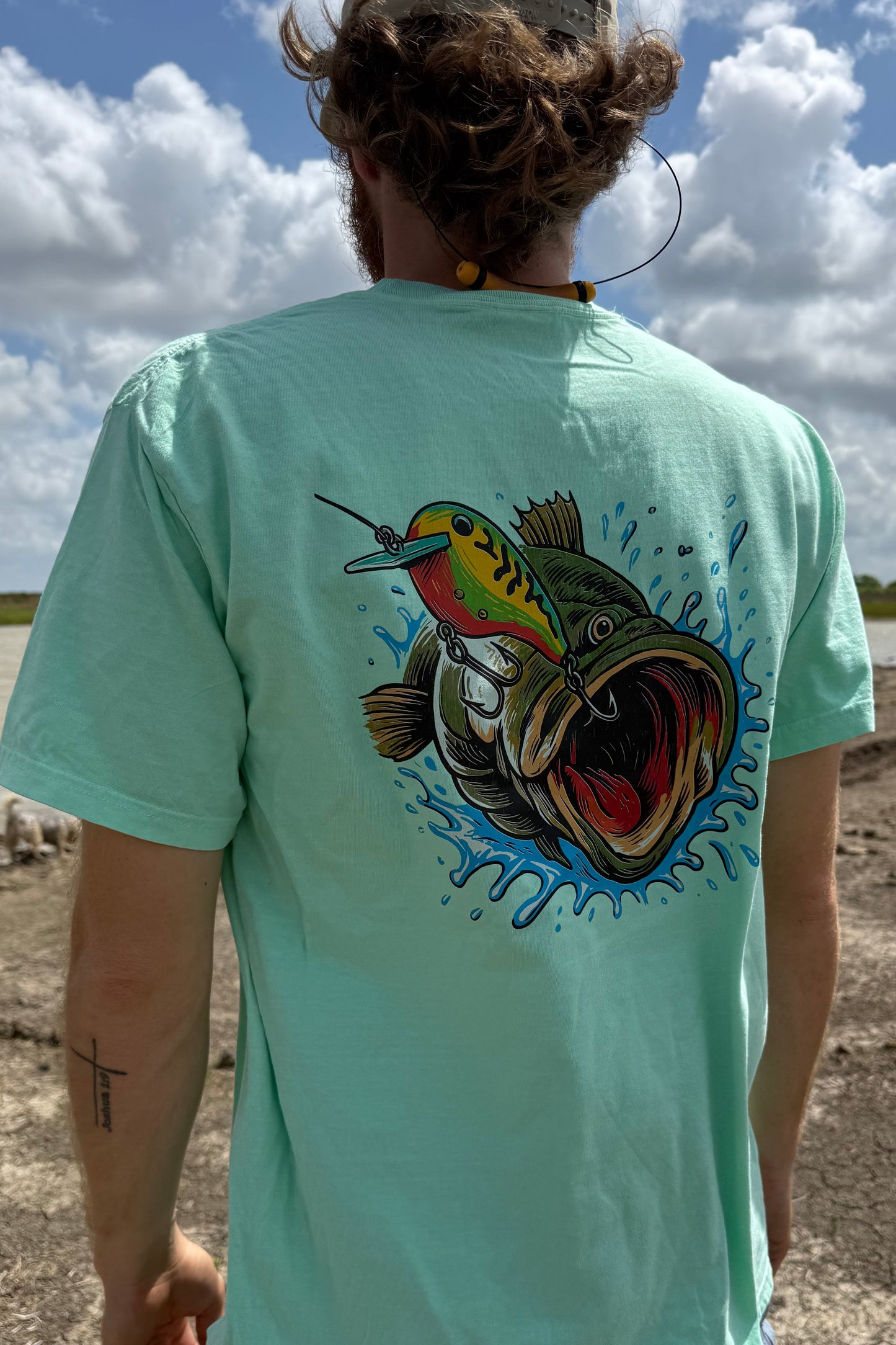 HuntX Cranky Bass Comfort Color Short Sleeve Tee