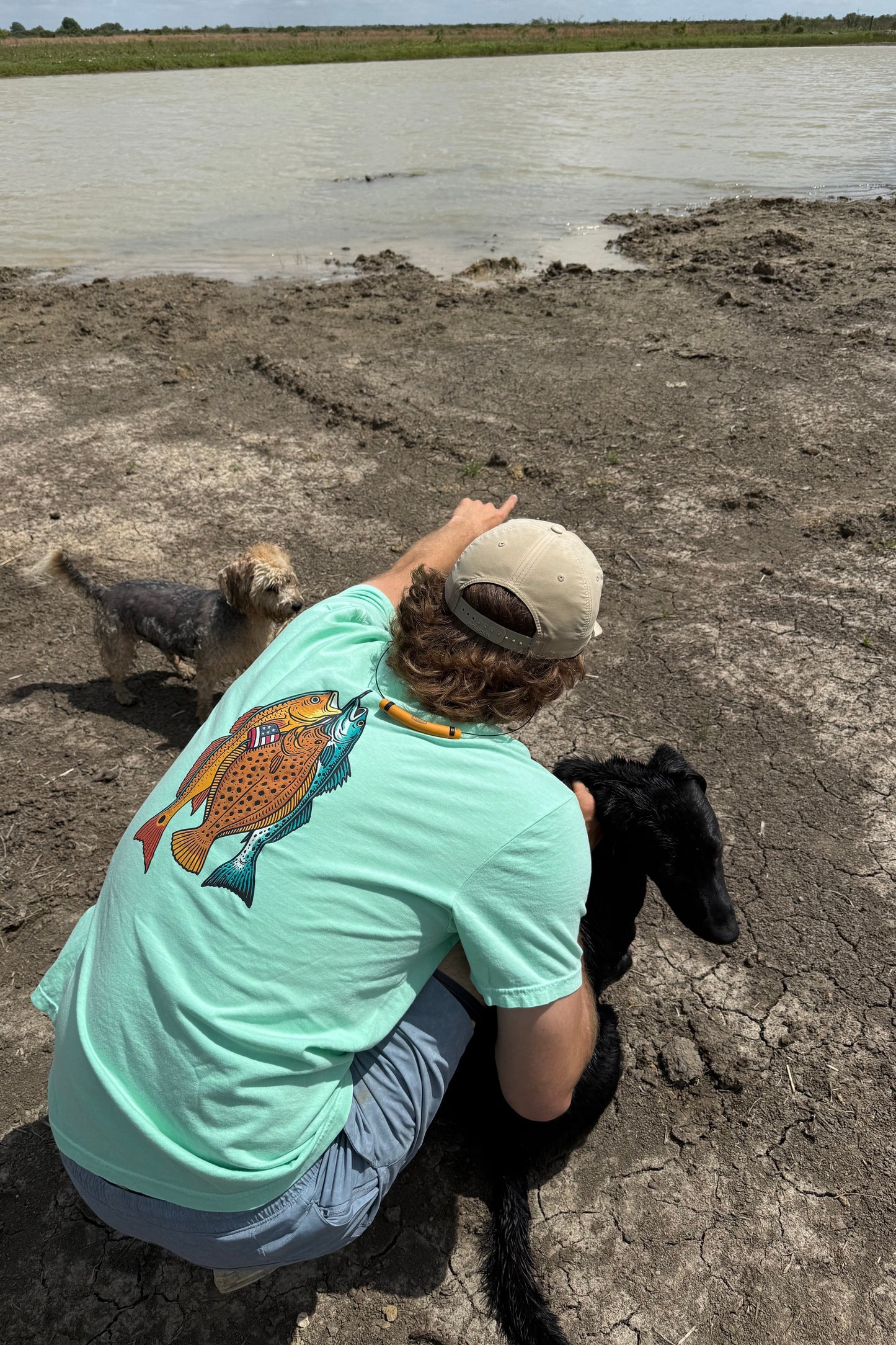HuntX Saltwater Slam Comfort Color Short Sleeve Tee