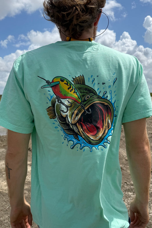 HuntX Cranky Bass Comfort Color Short Sleeve Tee