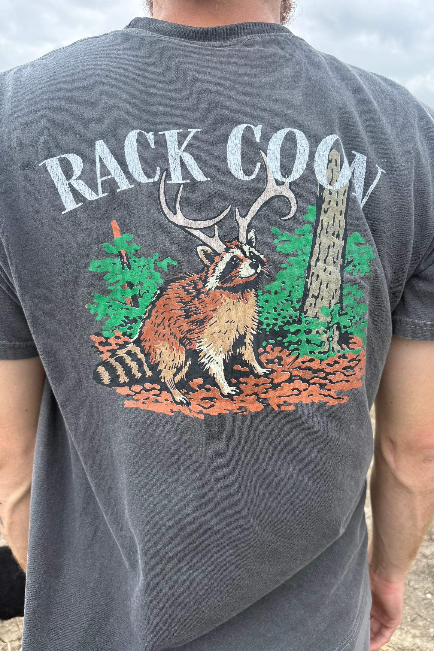 HuntX Rack Coon Comfort Color Short Sleeve Tee