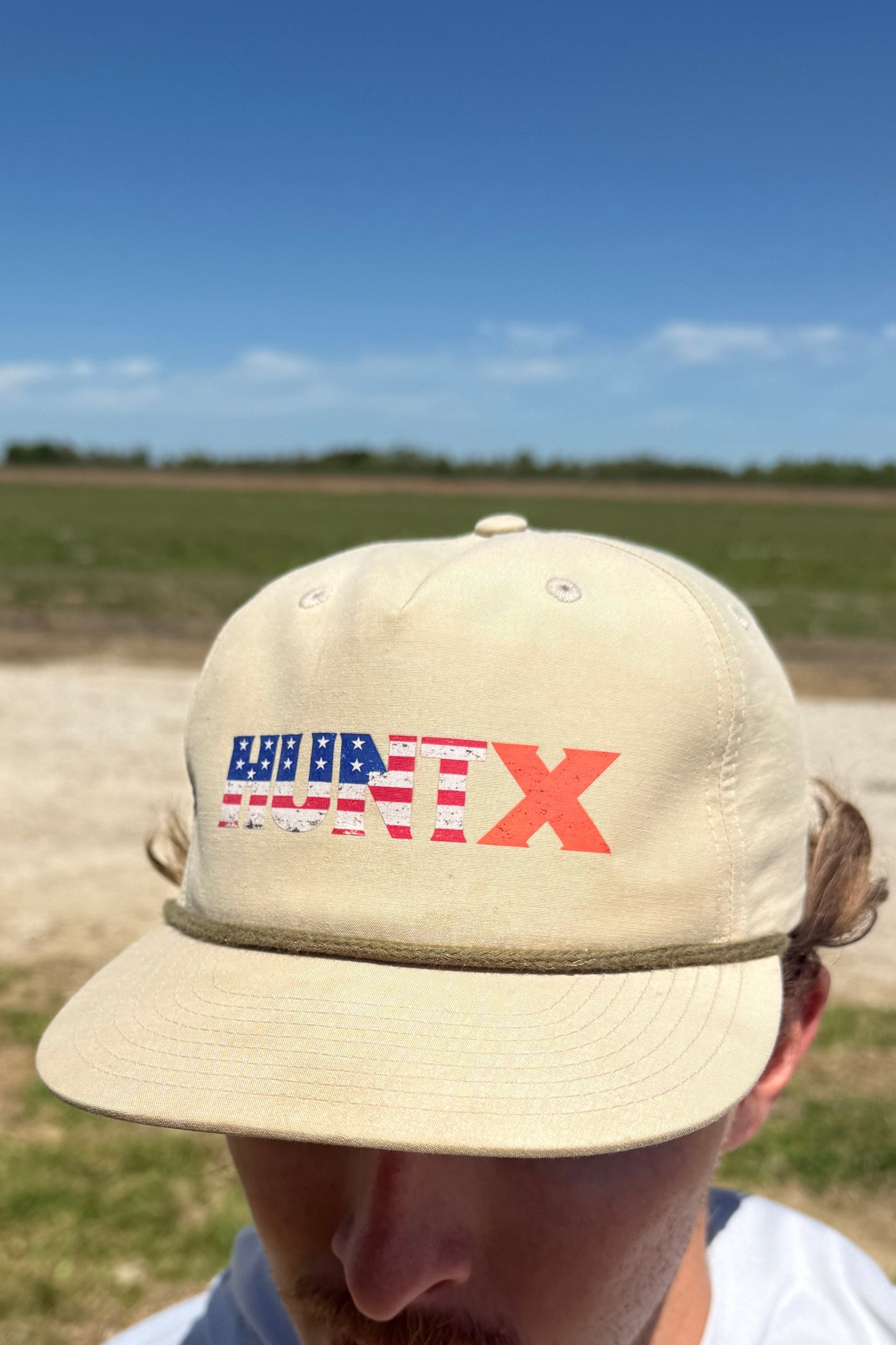 HuntX Patriotic Tan Hat