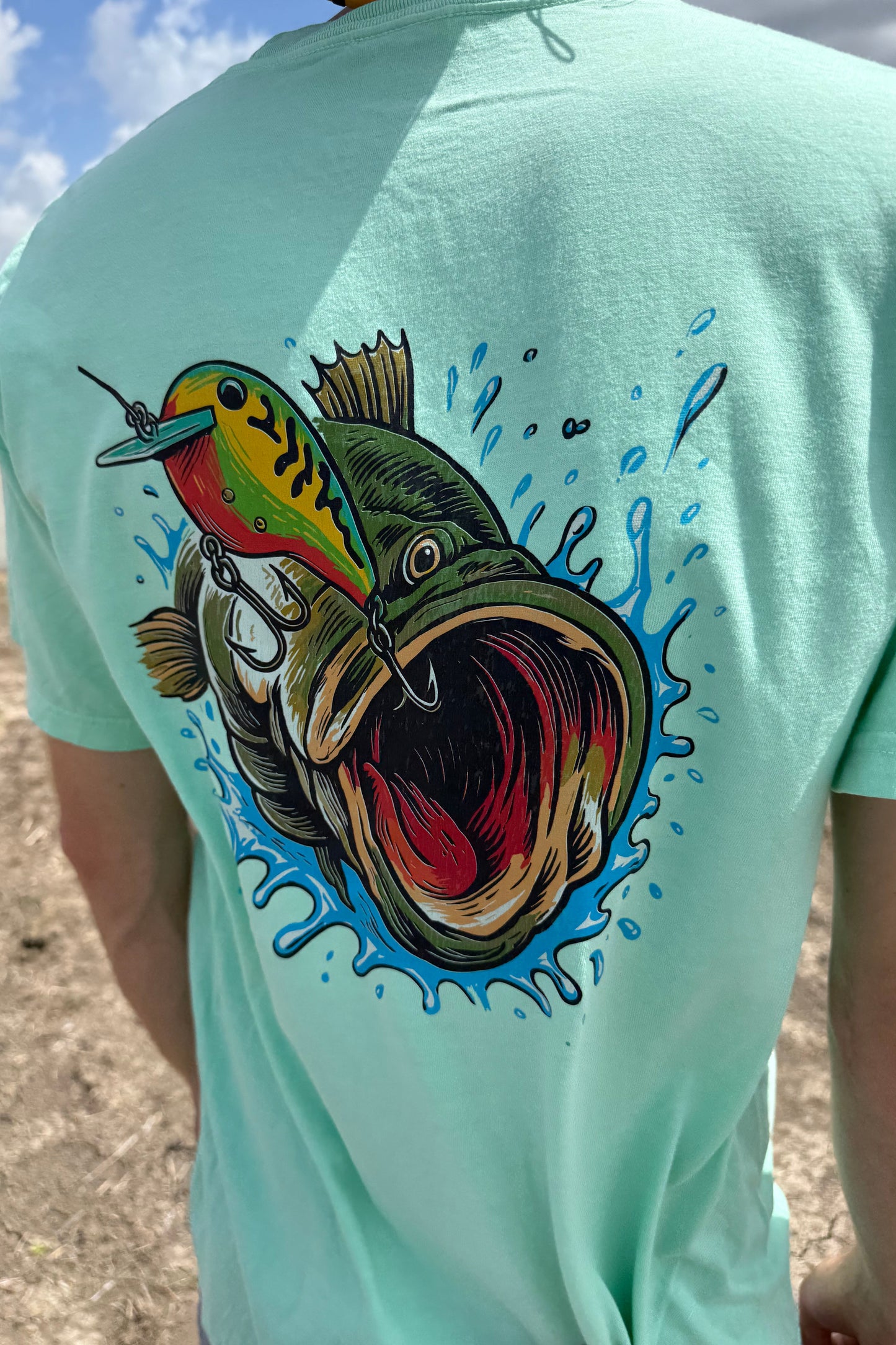 HuntX Cranky Bass Comfort Color Short Sleeve Tee
