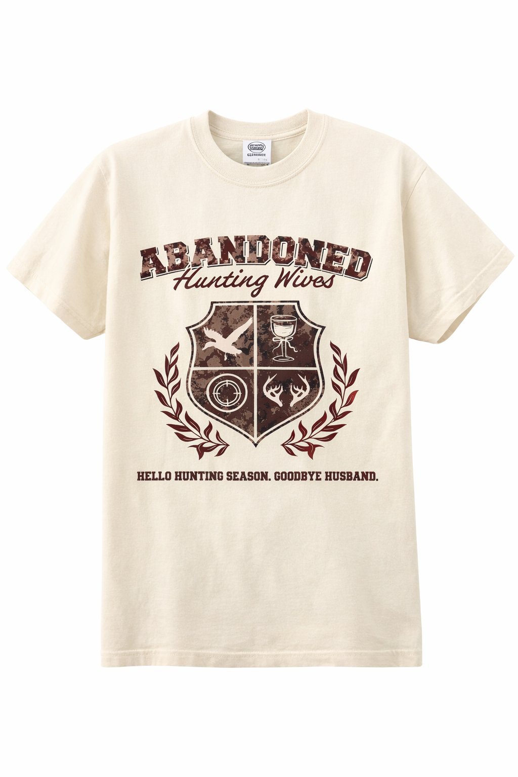 HuntX Abandoned Wives Comfort Color Short Sleeve Tee