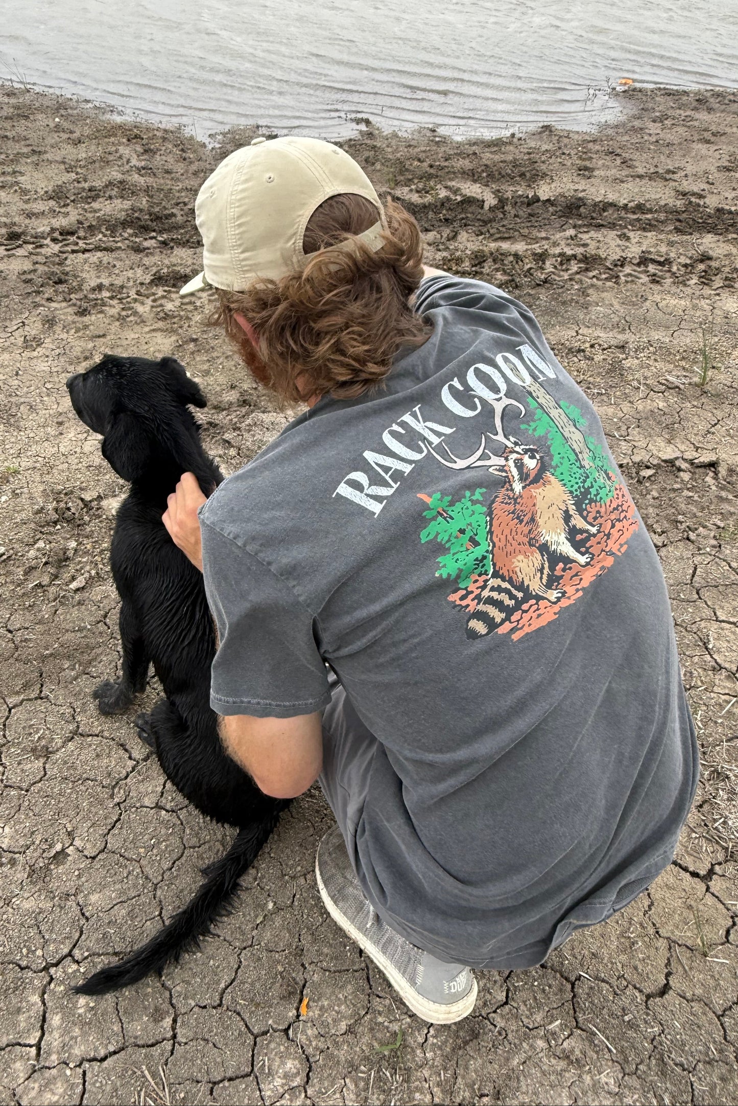 HuntX Rack Coon Comfort Color Short Sleeve Tee