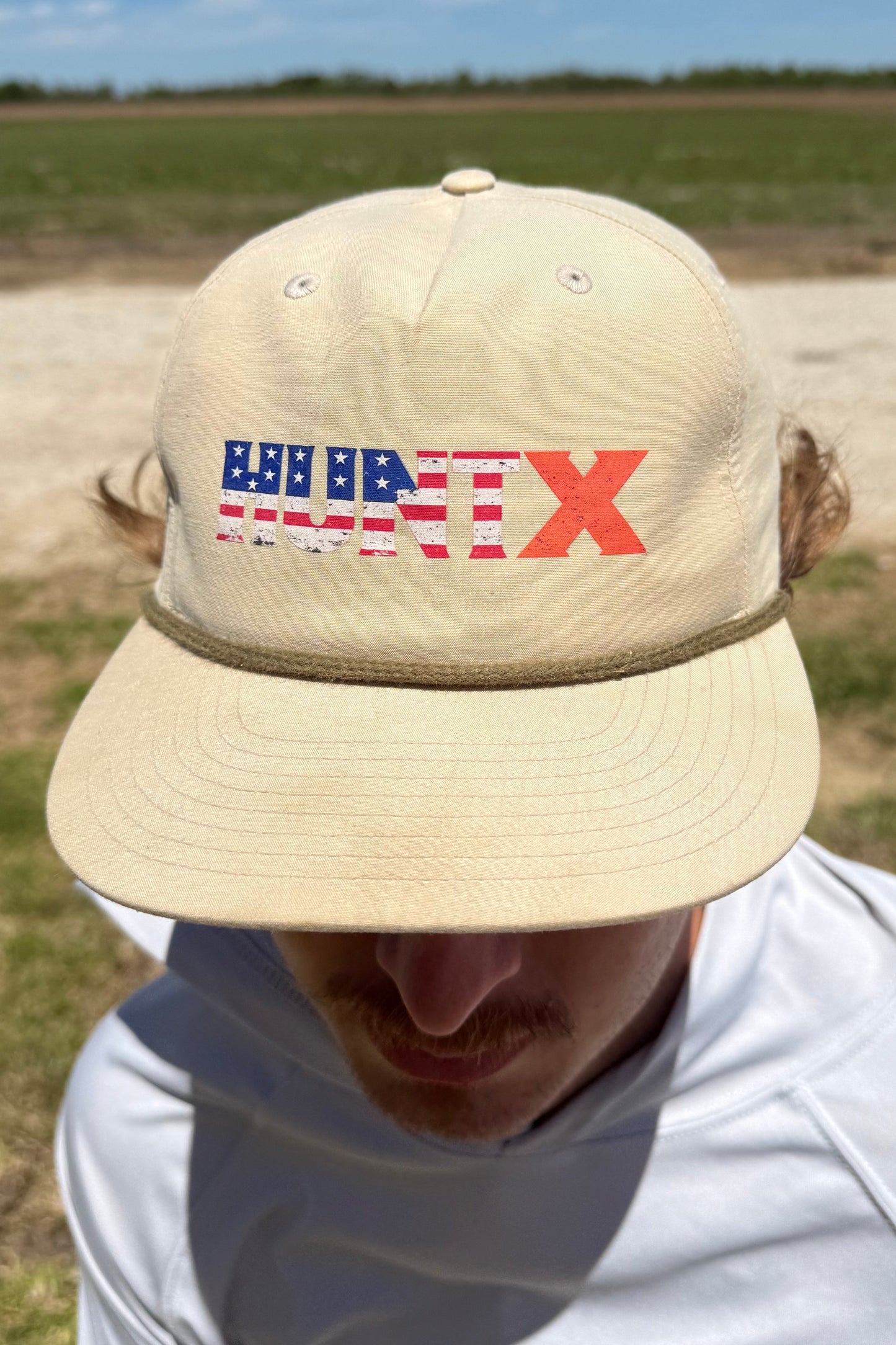 HuntX Patriotic Tan Hat