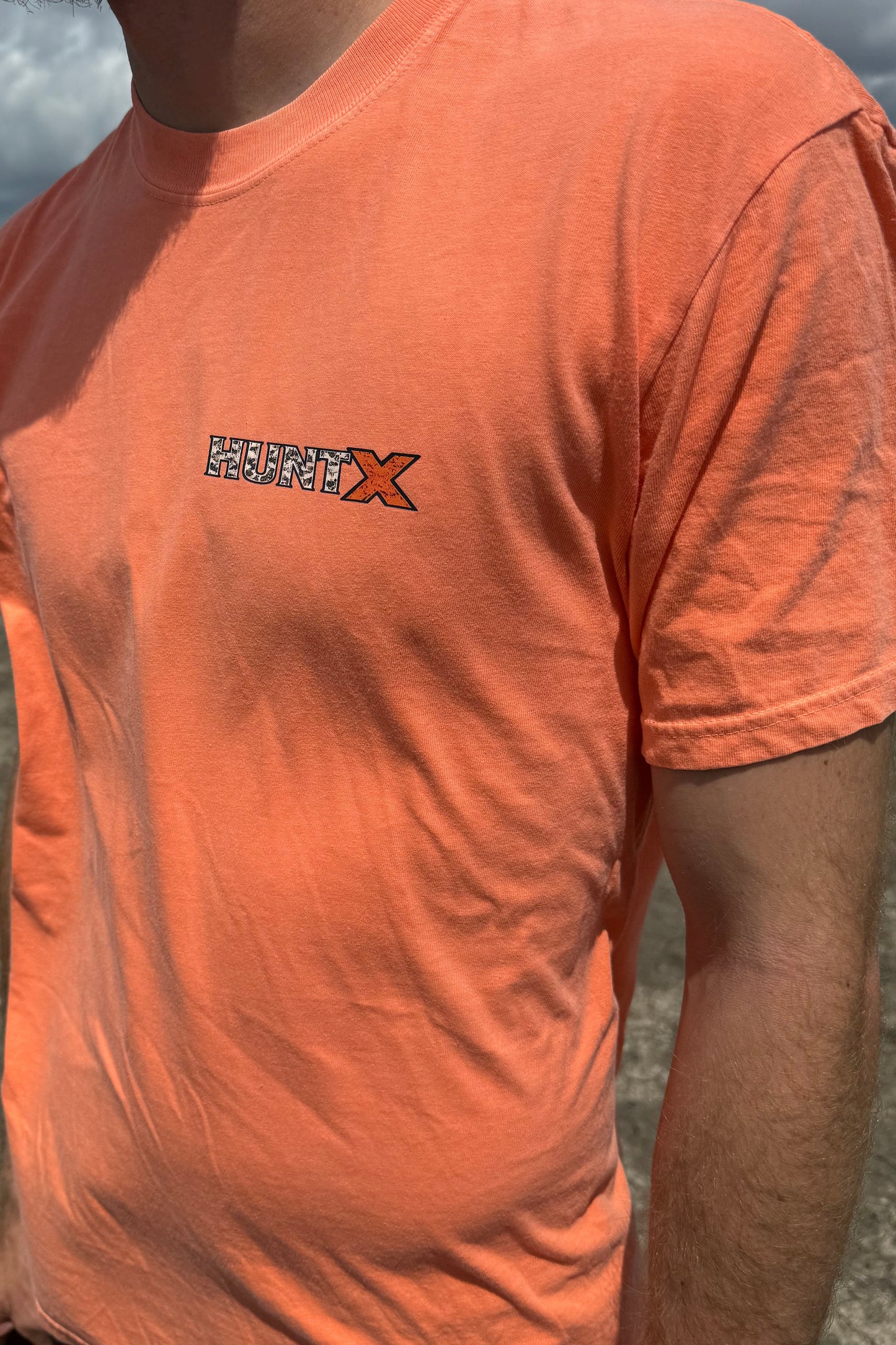 HuntX Skeleton Trout Comfort Color Short Sleeve Tee