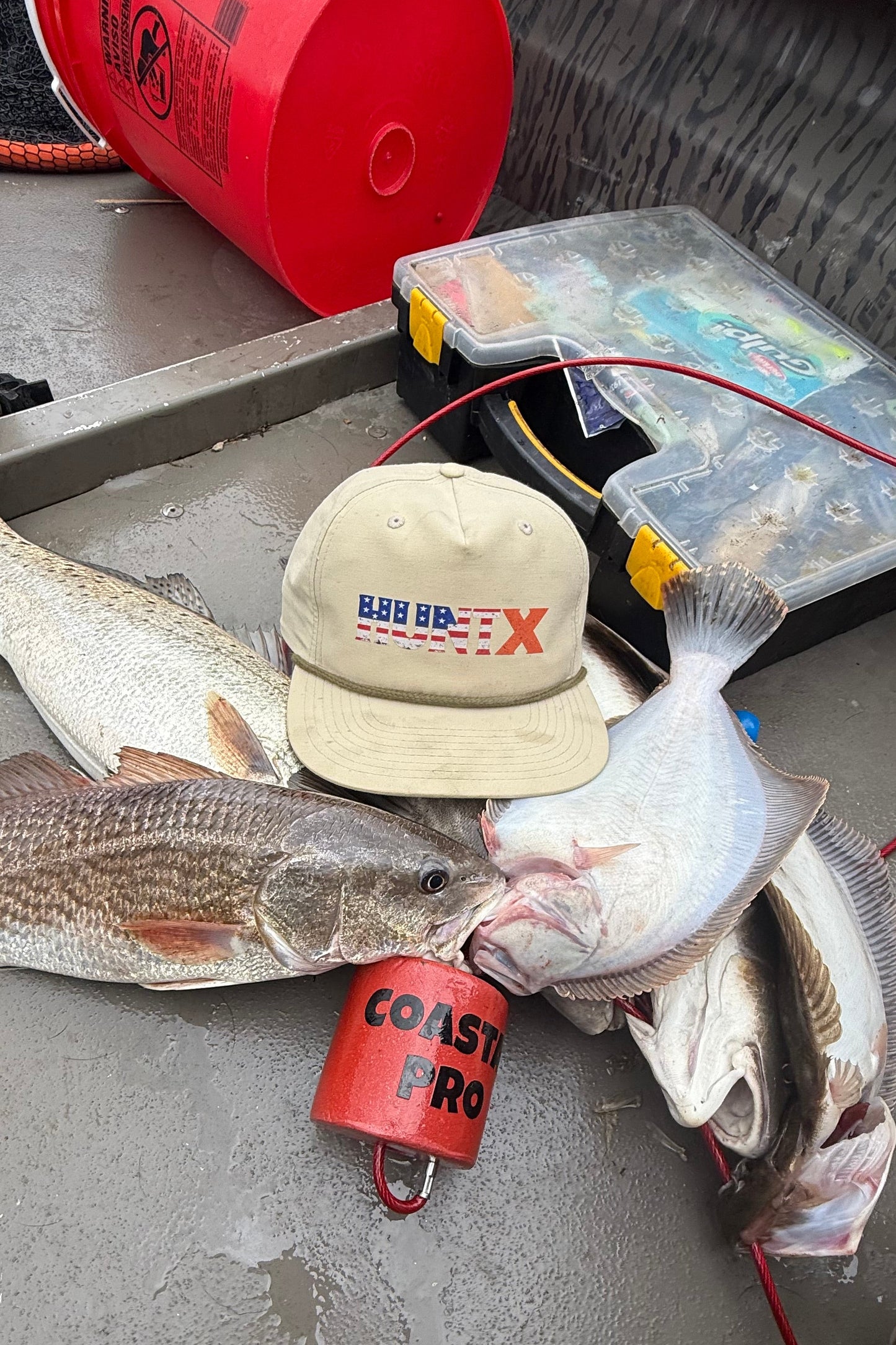 HuntX Patriotic Tan Hat