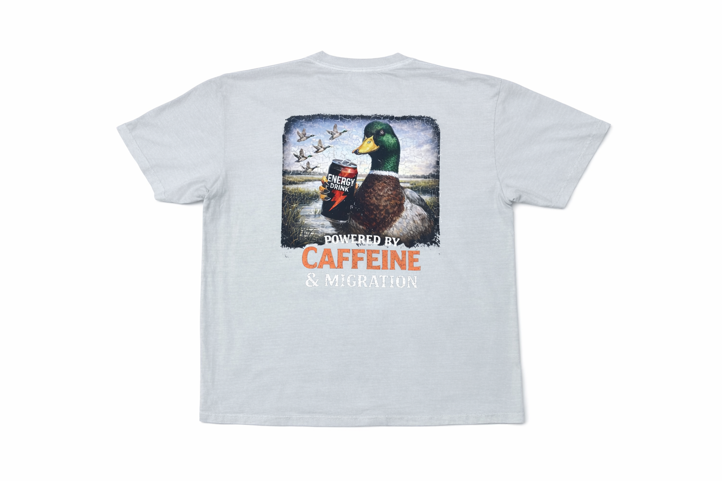 HuntX Caffeine and Migration Comfort Color Short Sleeve Tee