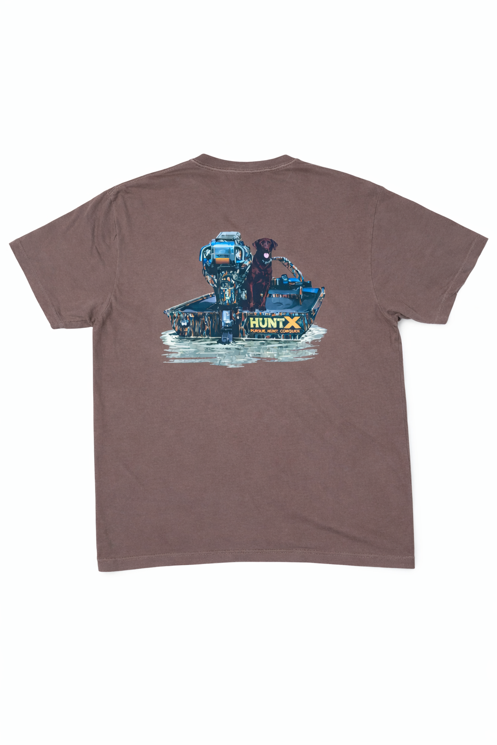 HuntX Lab Mud Boat Comfort Color Short Sleeve Tee