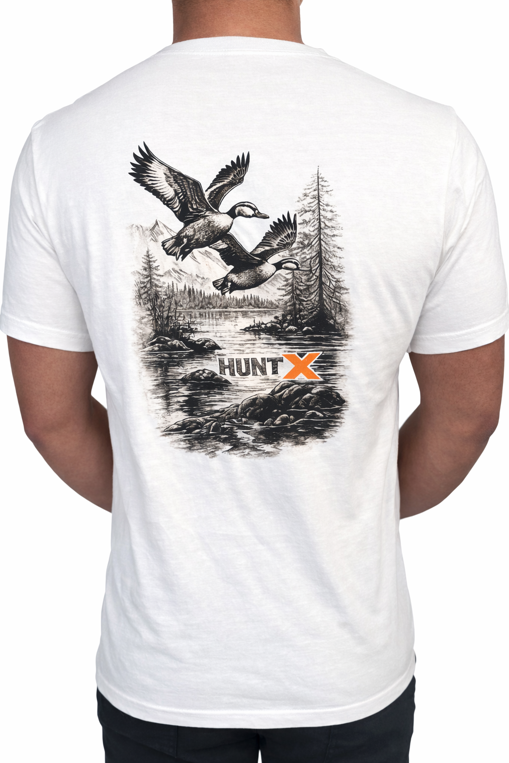 HuntX Mountain Ducks Comfort Color Short Sleeve Tee