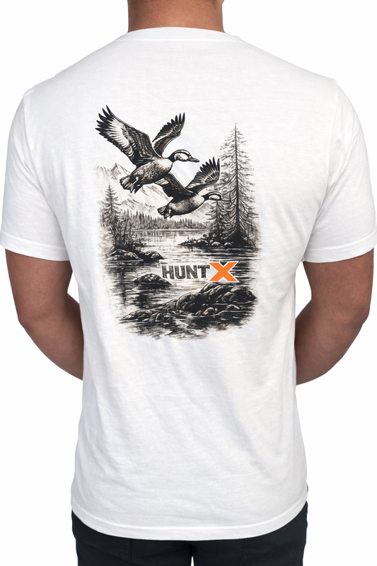 HuntX Mountain Ducks Comfort Color Short Sleeve Tee