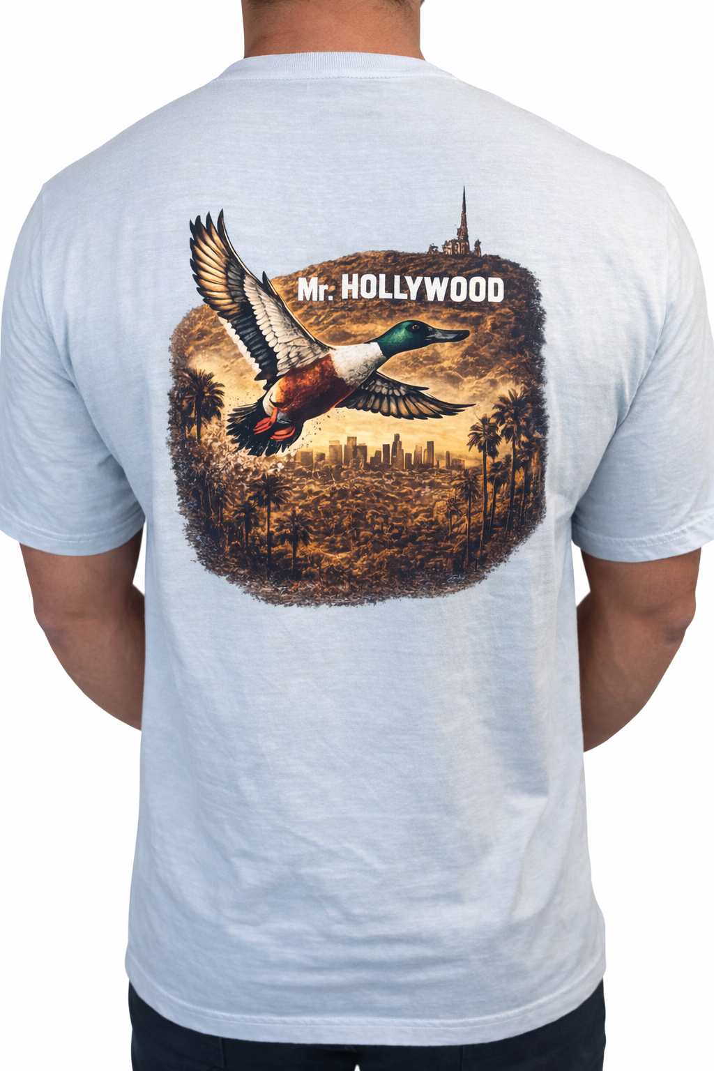 HuntX Mr. Hollywood Comfort Color Short Sleeve Tee