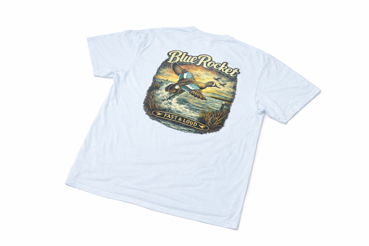 HuntX Blue Rocket Comfort Color Short Sleeve Tee