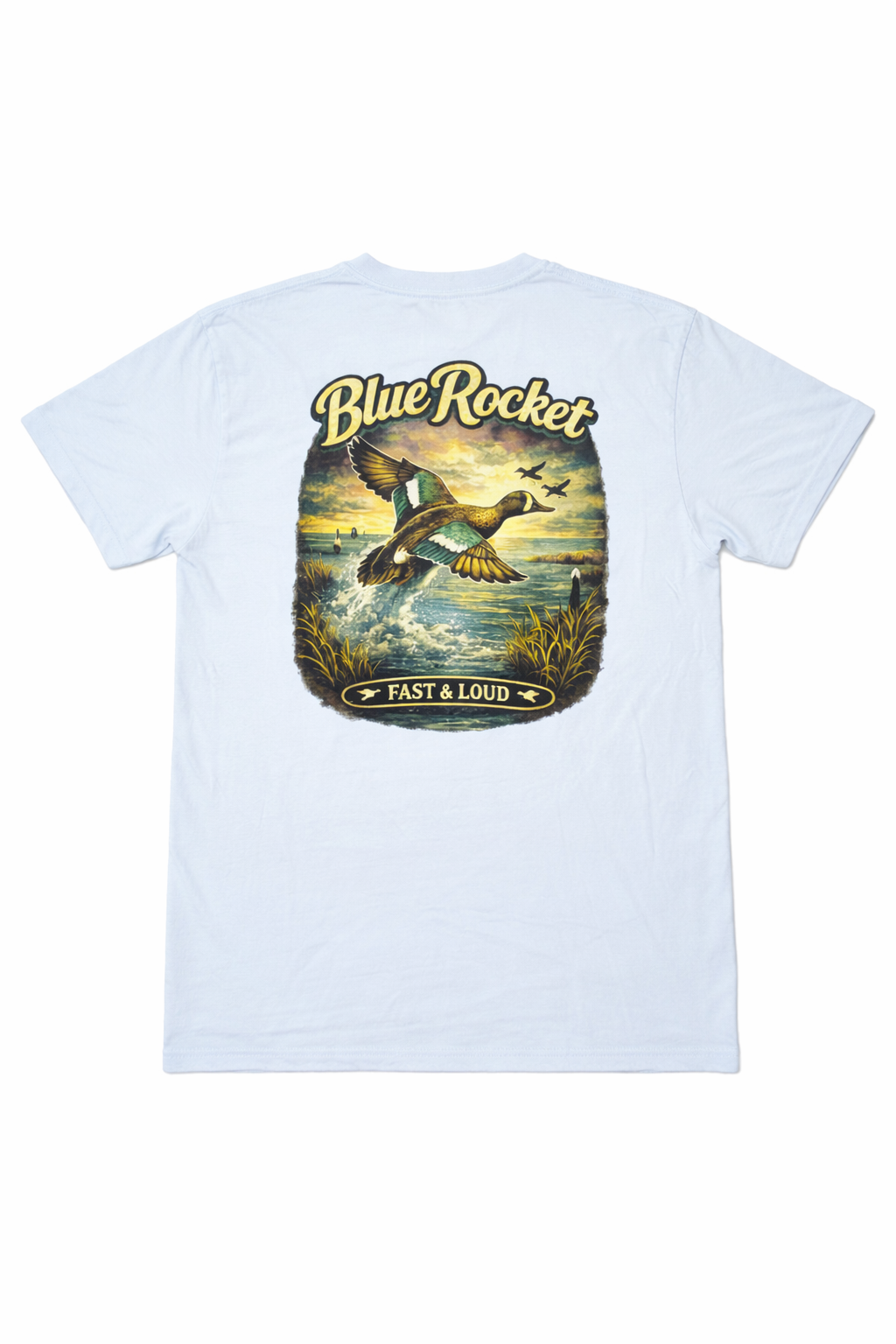 HuntX Blue Rocket Comfort Color Short Sleeve Tee