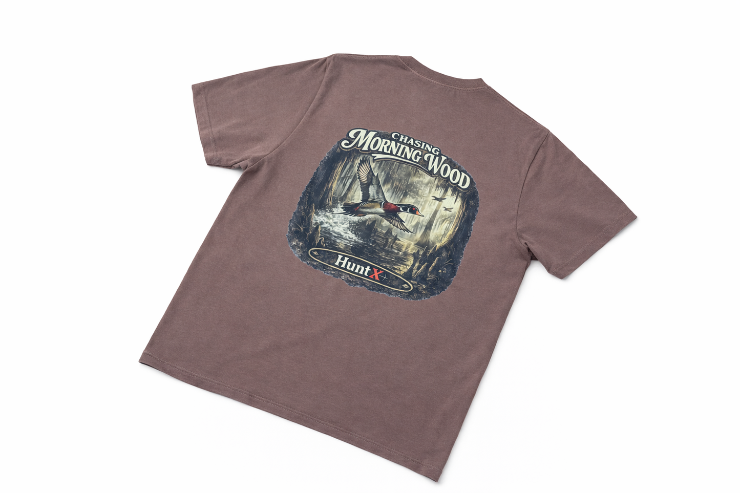 HuntX Chasing Morning Wood Comfort Color Short Sleeve Tee