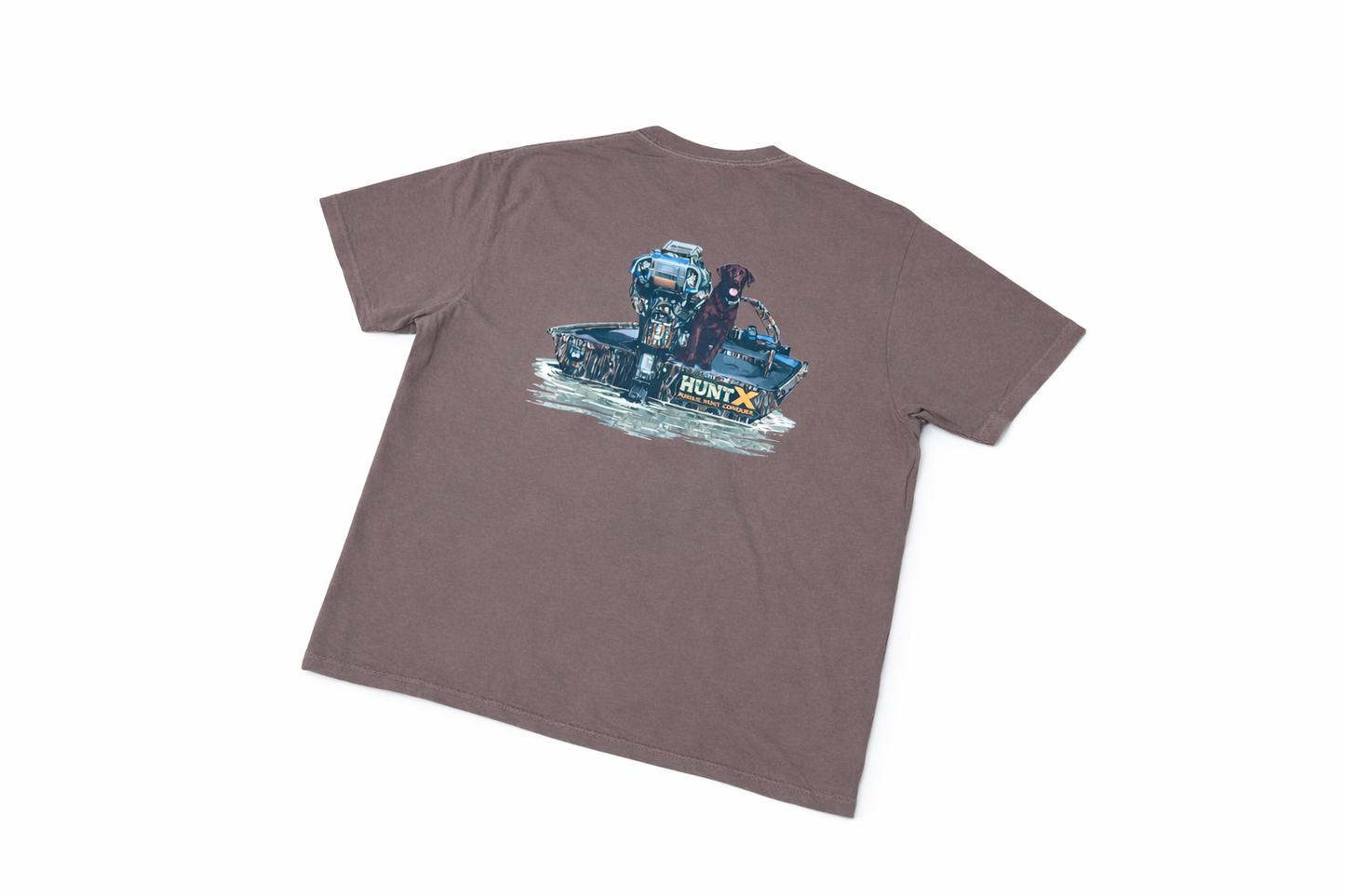 HuntX Lab Mud Boat Comfort Color Short Sleeve Tee