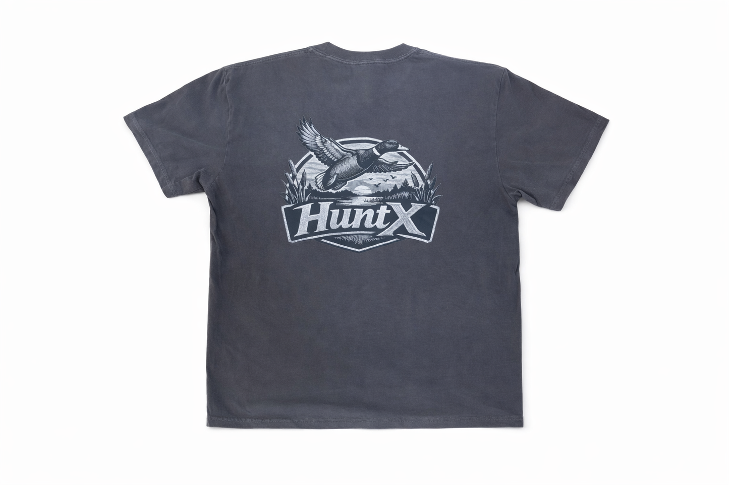 HuntX Mallard Patch Comfort Color Short Sleeve Tee
