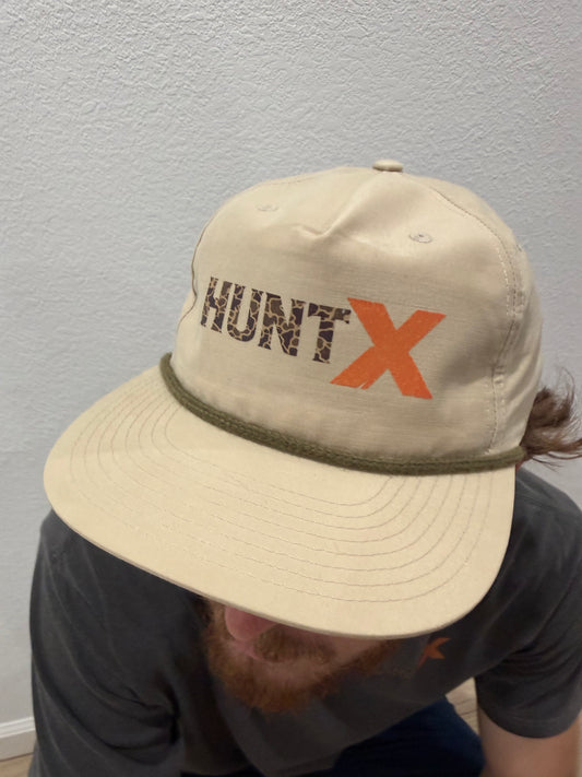HuntX Tan/Olive Rope Hat