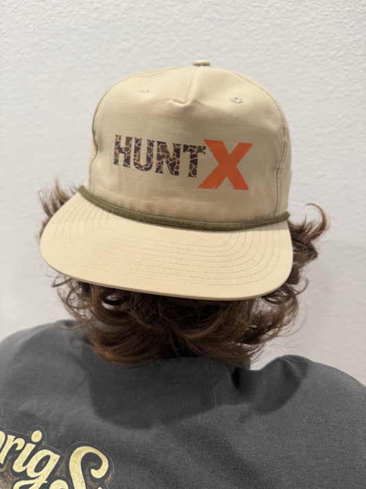 HuntX Tan/Olive Rope Hat