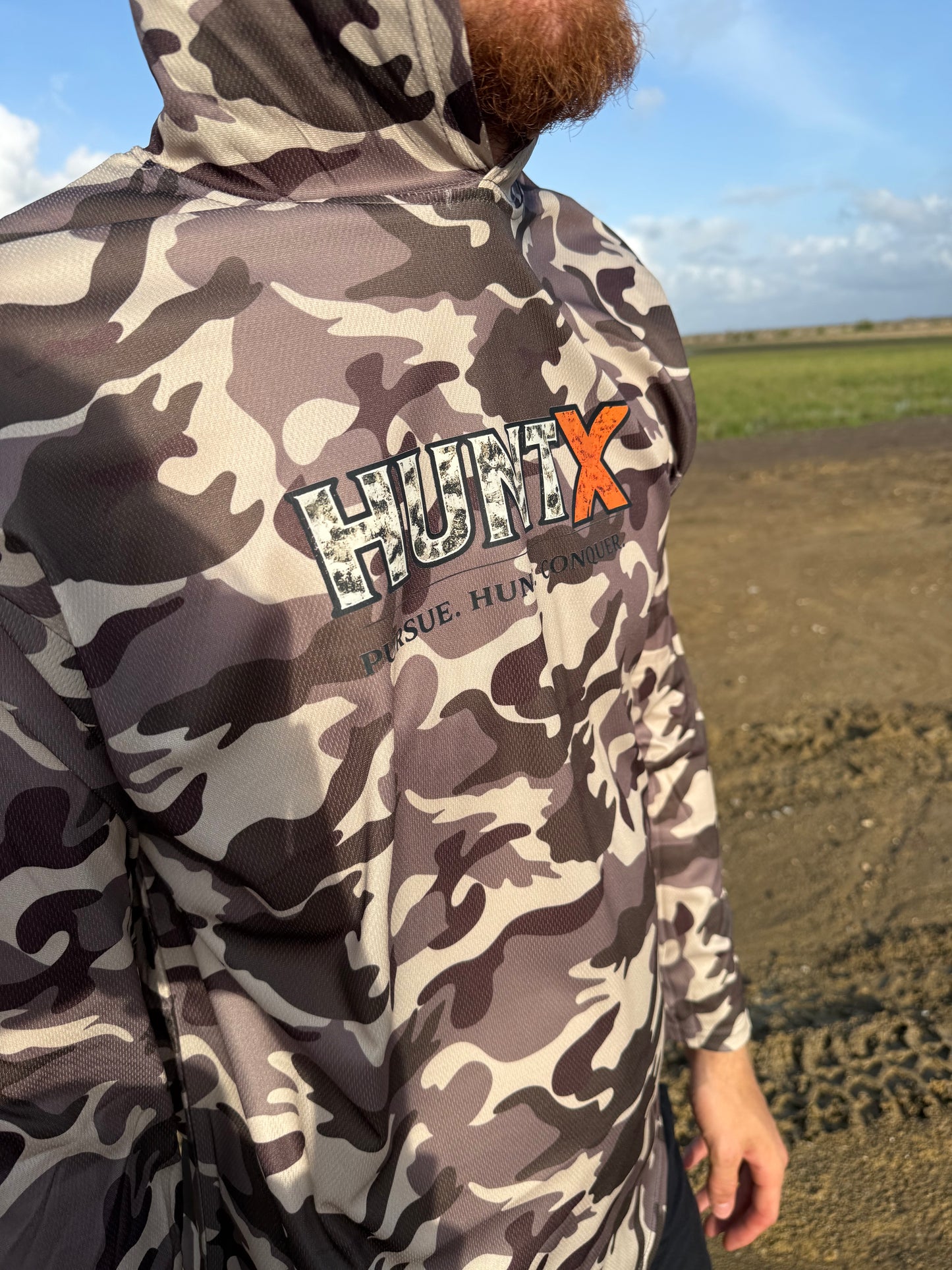 HuntX Marsh Performance Long Sleeve Hoodie