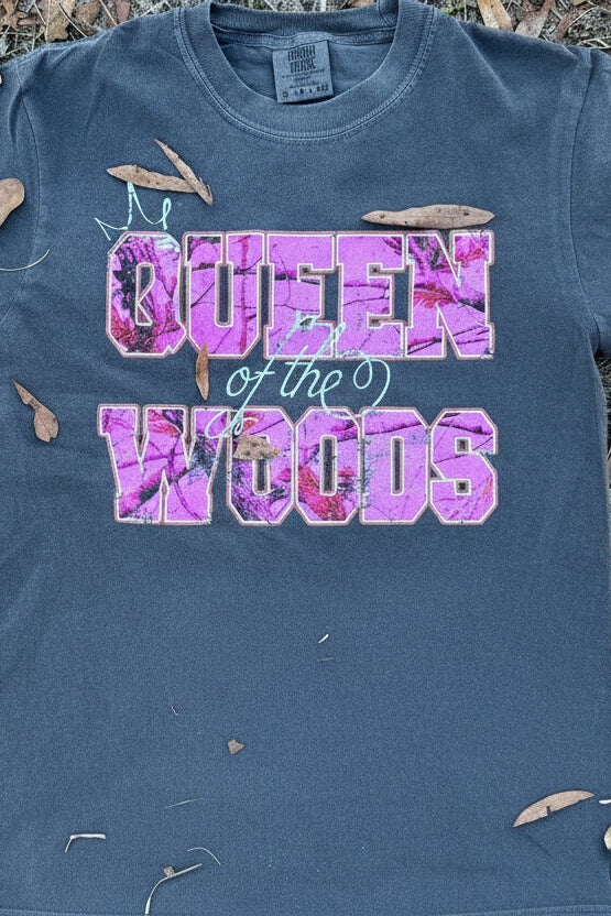 HuntX Queen of the Woods Comfort Color Short Sleeve Tee
