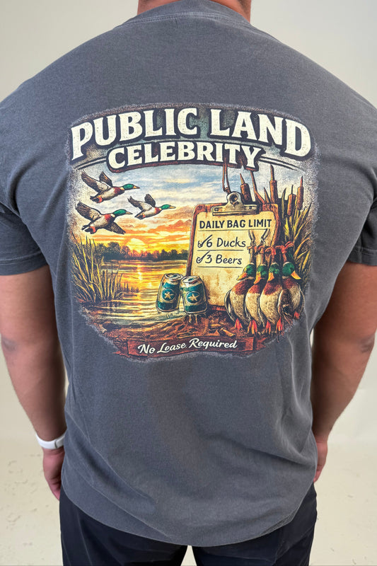 HuntX Public Land Celebrity Comfort Color Short Sleeve Tee