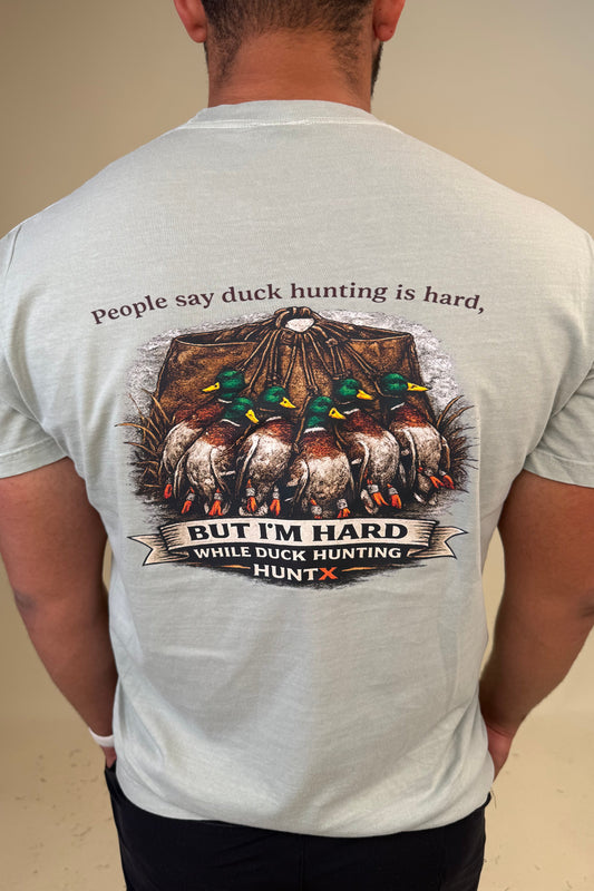 HuntX Hard Duck Hunting Comfort Color Short Sleeve Tee