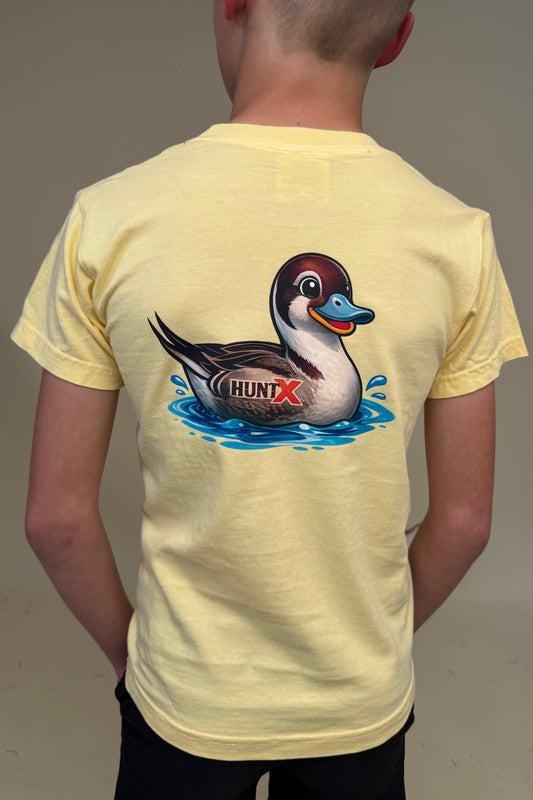 HuntX Pintail Rubber Duck Youth Comfort Color Short Sleeve Tee