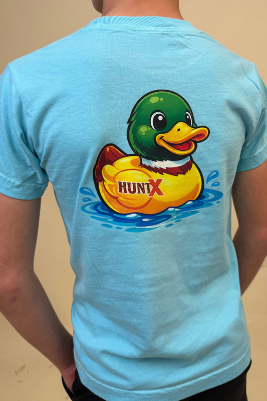 HuntX Mallard Rubber Duck Youth Comfort Color Short Sleeve Tee