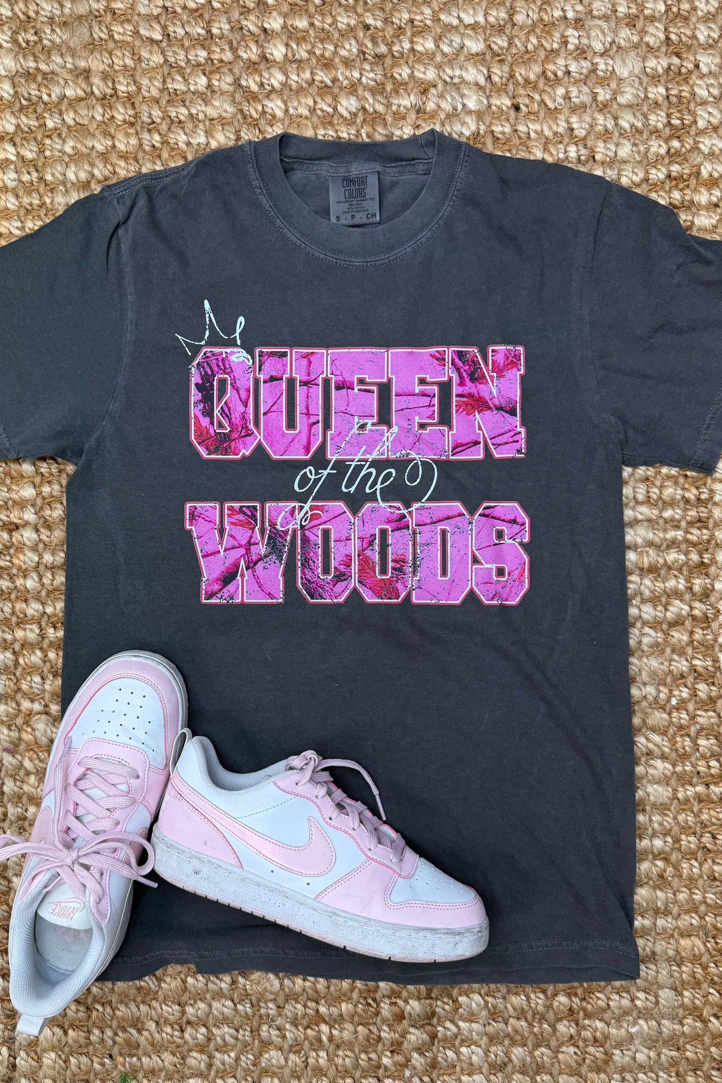 HuntX Queen of the Woods Comfort Color Short Sleeve Tee