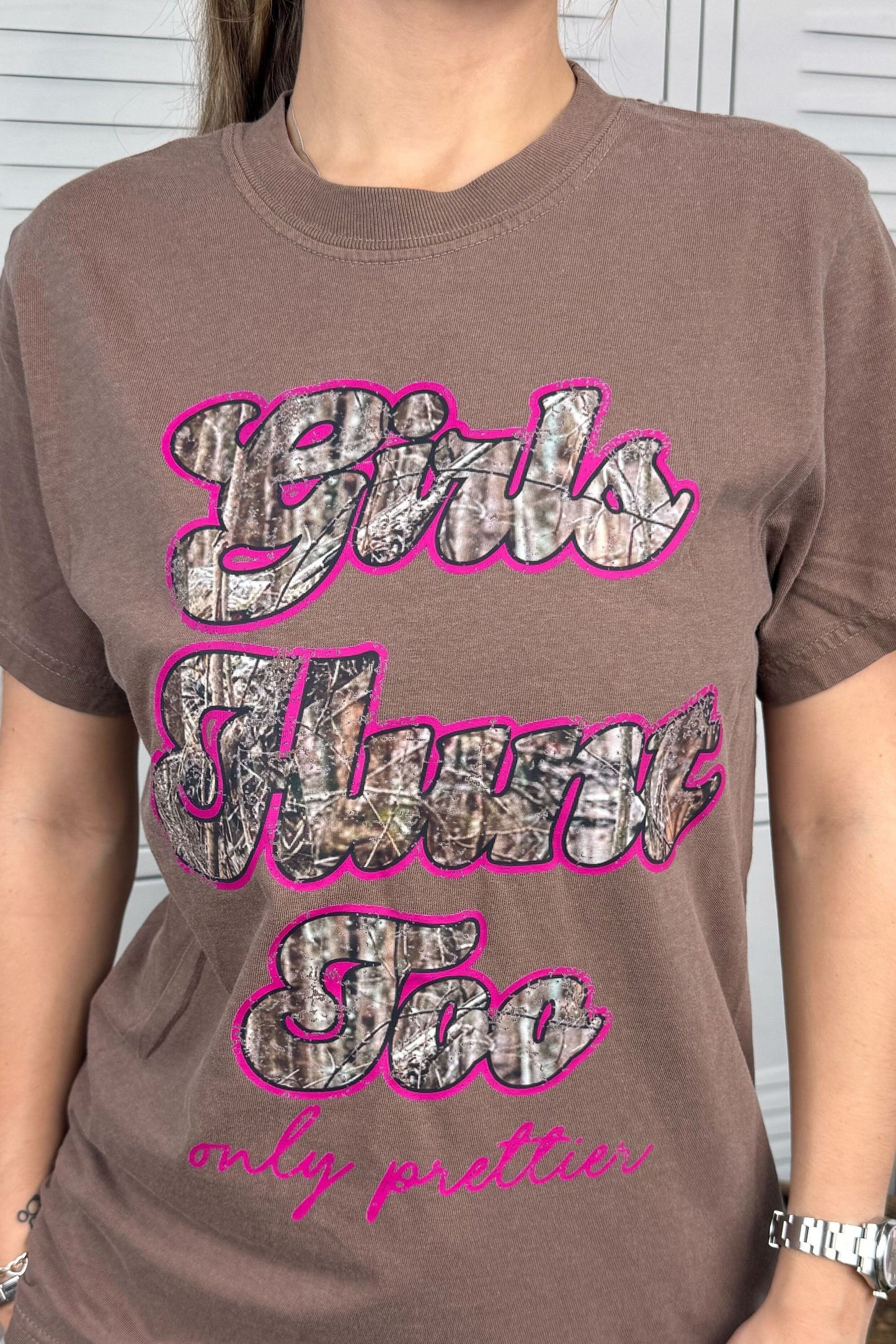 HuntX Girls Hunt Too Comfort Color Short Sleeve Tee