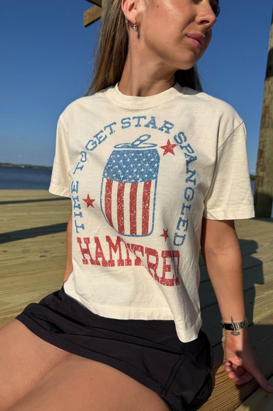 HuntX Star Spangled Comfort Color Boxy Tee