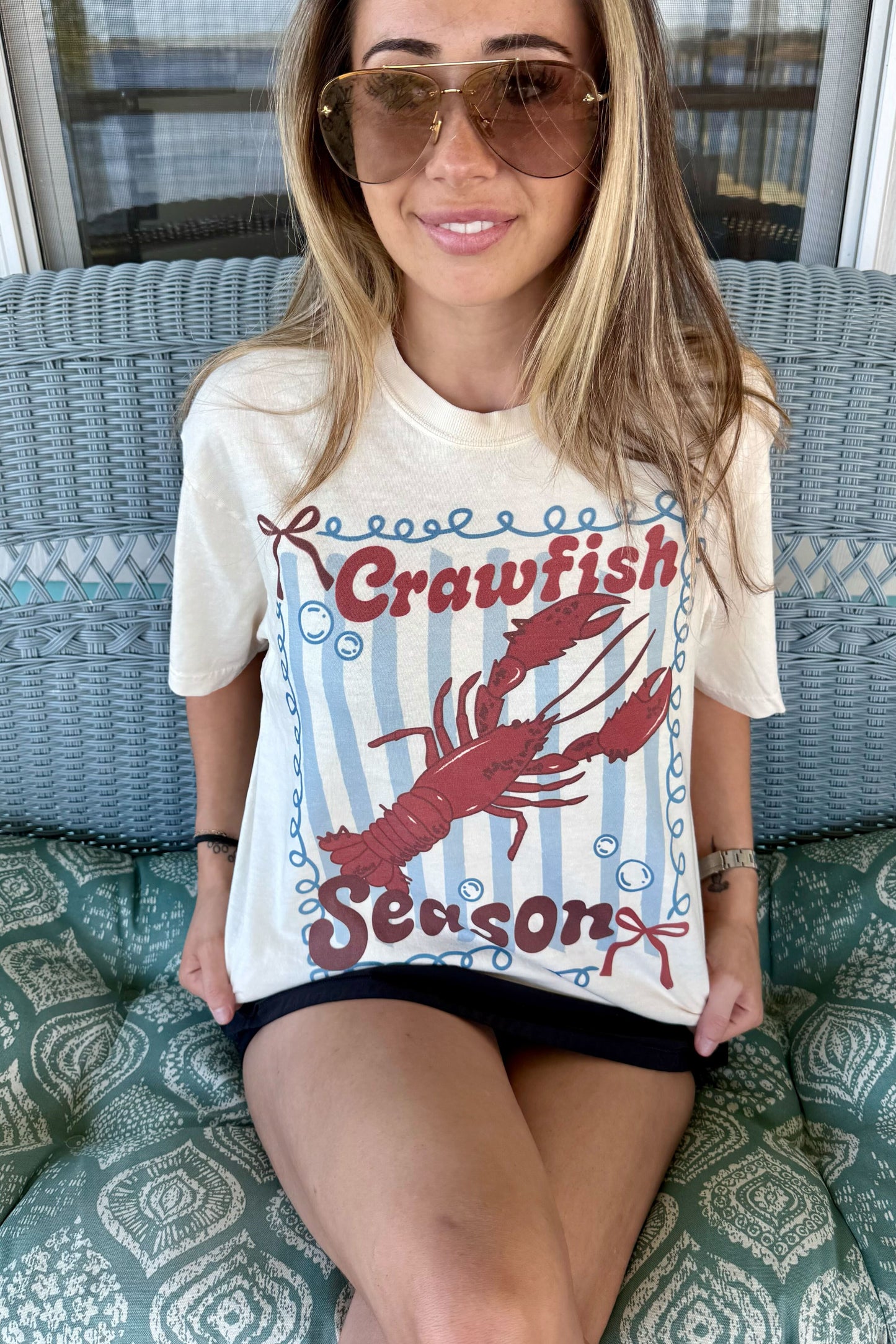 HuntX Crawfish Season Comfort Color Short Sleeve Tee