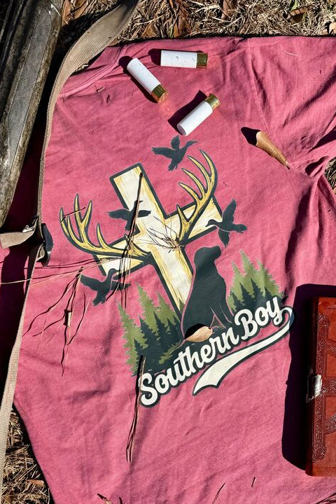 HuntX Southern Boy Comfort Color Short Sleeve Tee