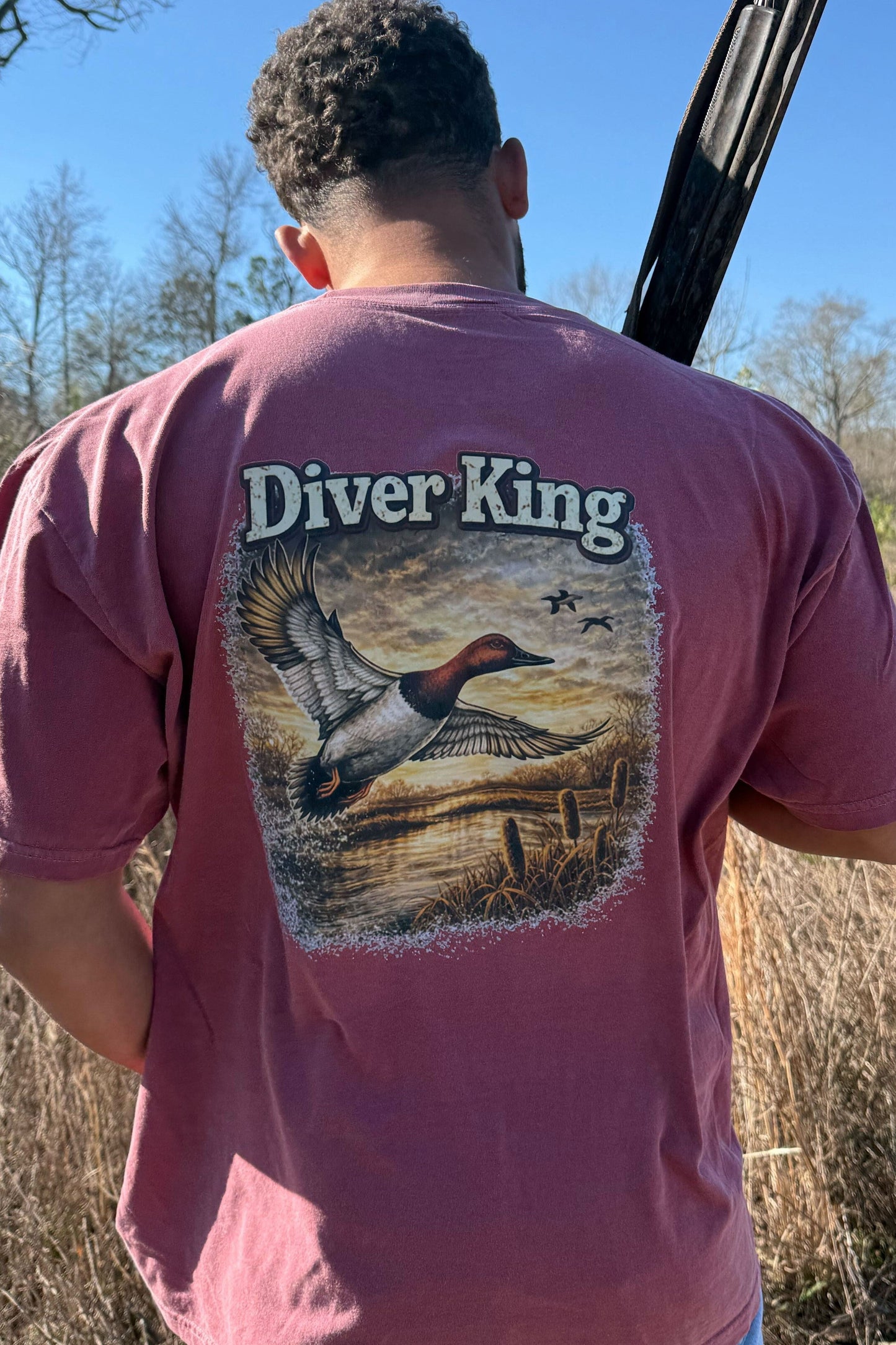 HuntX Diver King Comfort Color Short Sleeve Tee