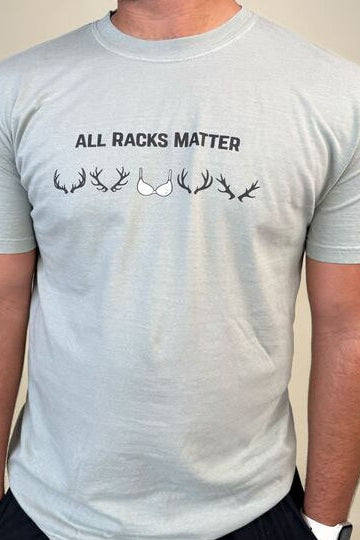 HuntX All Racks Matter Comfort Color Short Sleeve Tee