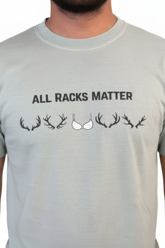 HuntX All Racks Matter Comfort Color Short Sleeve Tee