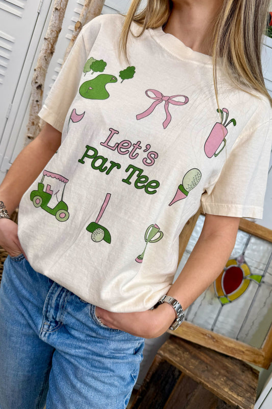 HuntX Lets Par Tee Comfort Color Short Sleeve Tee