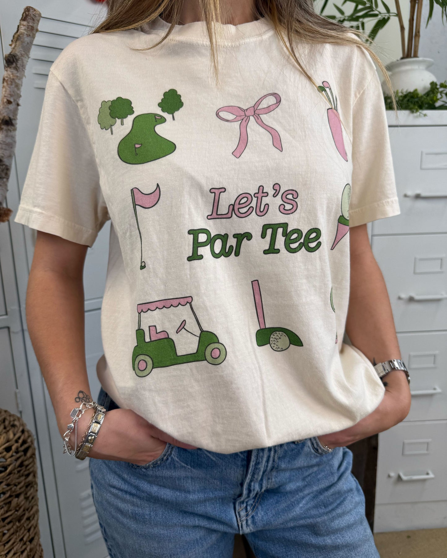 HuntX Lets Par Tee Comfort Color Short Sleeve Tee