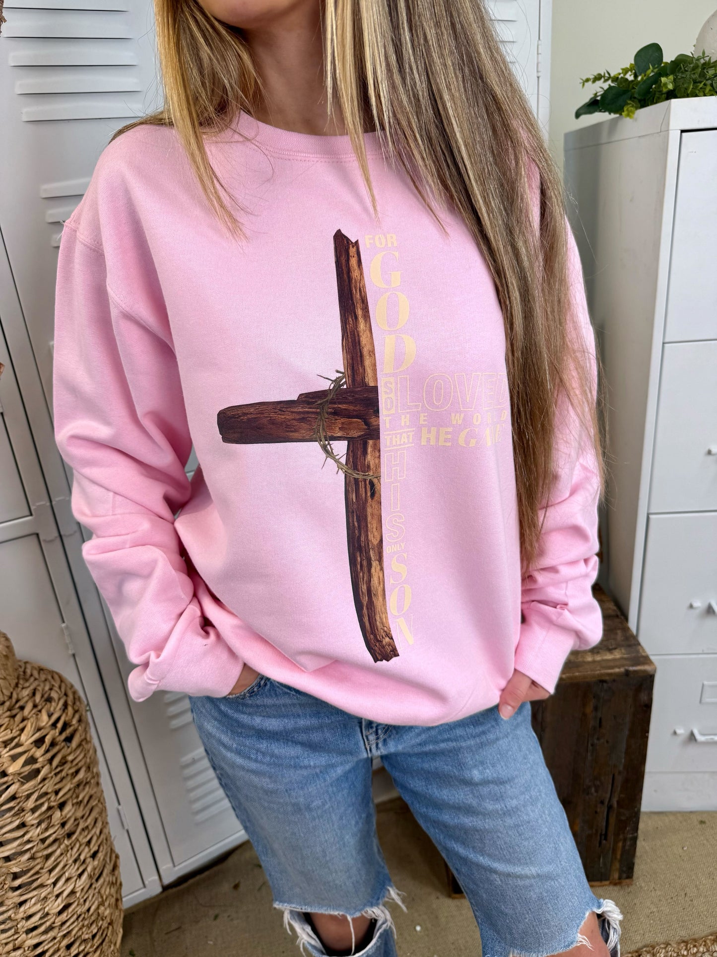 HuntX For God's Love He Gave Sweatshirt