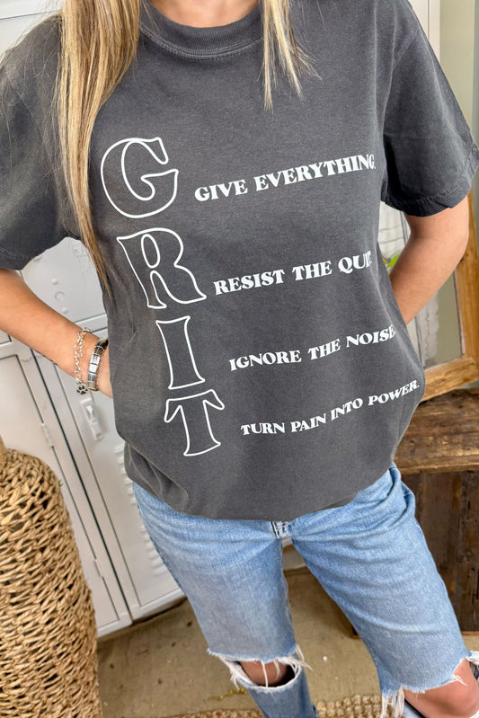 HuntX Grit Acronym Comfort Color Short Sleeve Tee