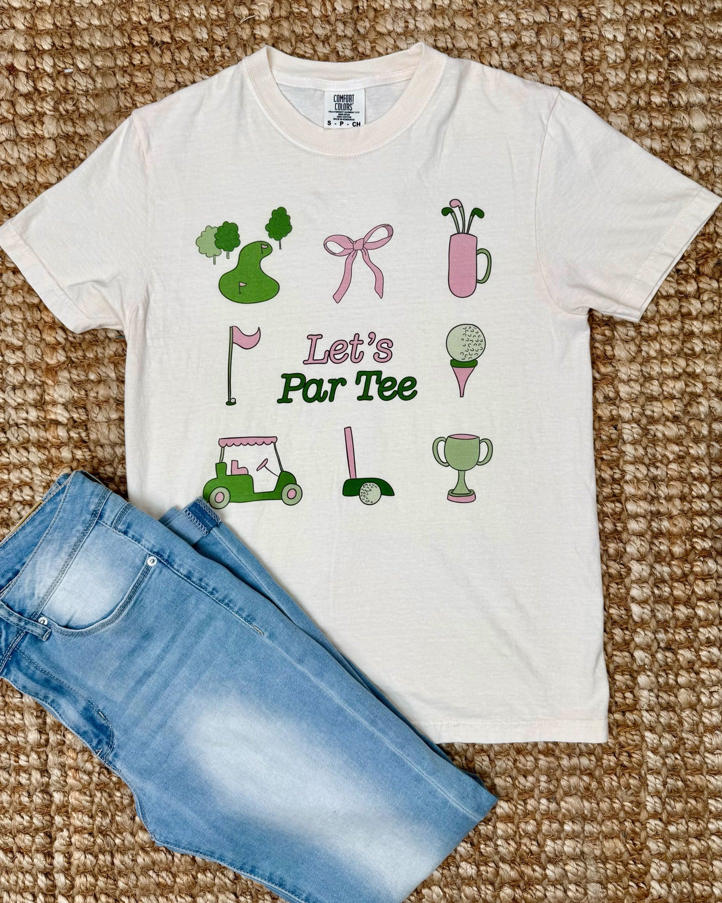 HuntX Lets Par Tee Comfort Color Short Sleeve Tee