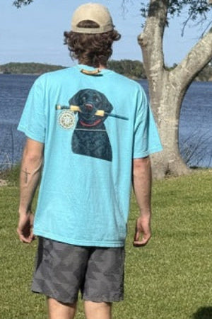 HuntX Reel Dog Comfort Color Short Sleeve Tee